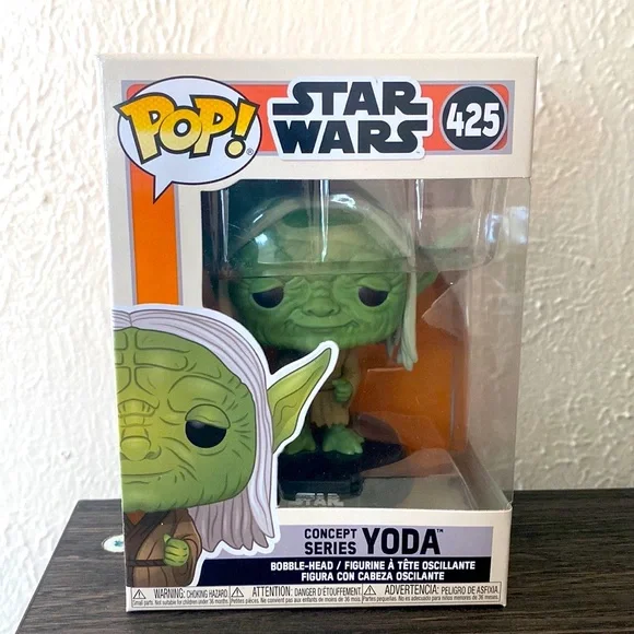 Funko Pop Star Wars 425 concept series Yoda - Picture 1 of 5